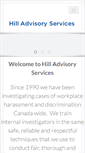 Mobile Screenshot of hilladvisory.com